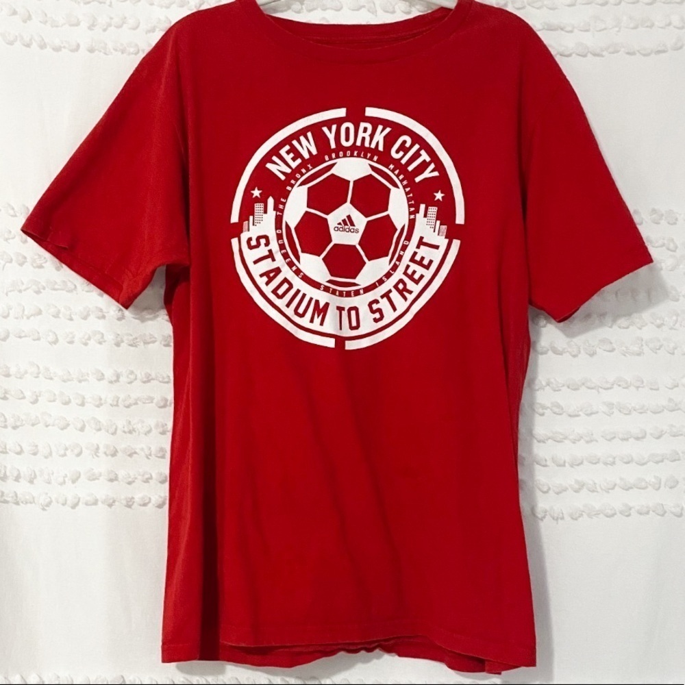 Adidas NYC borough soccer stadium to street shirt